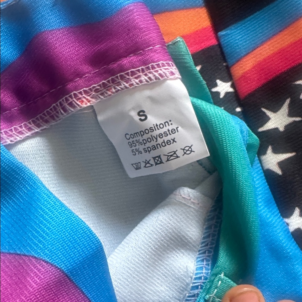 Colorful Geometric Patterned Pants - Picture 7 of 7
